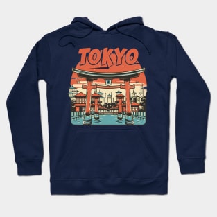 Tokyo, Japanese City Hoodie